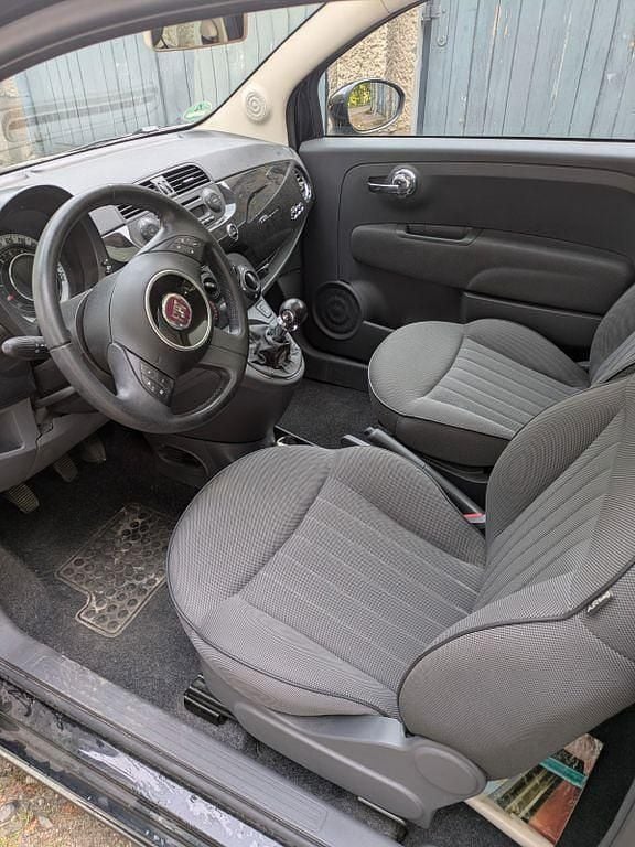 Gebraucht Fiat 500 Lounge 69 PS (50 kW) 2012 Schwarz Kleinwagen