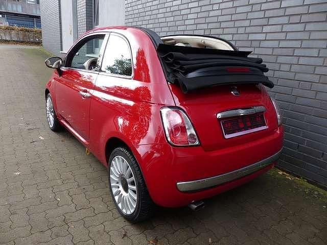 Second-hand Fiat 500C 86 CP (63 kW) 2014 Roșu Cabrio