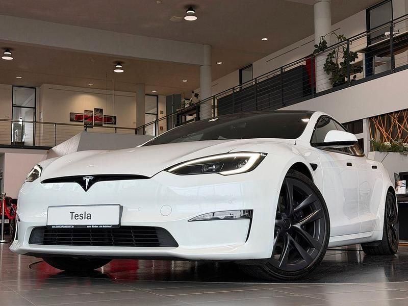 Gebraucht Tesla Model S Plaid 759 kW (1033 PS) 2022 Weiß Kleinwagen