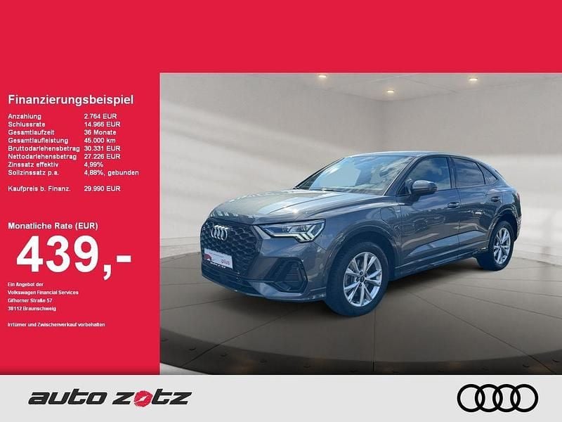 Grau Gebraucht 2022 Audi Q3 Sportback S-Line SUV | 29.990 € (Fairer Preis) - Bild 1/4