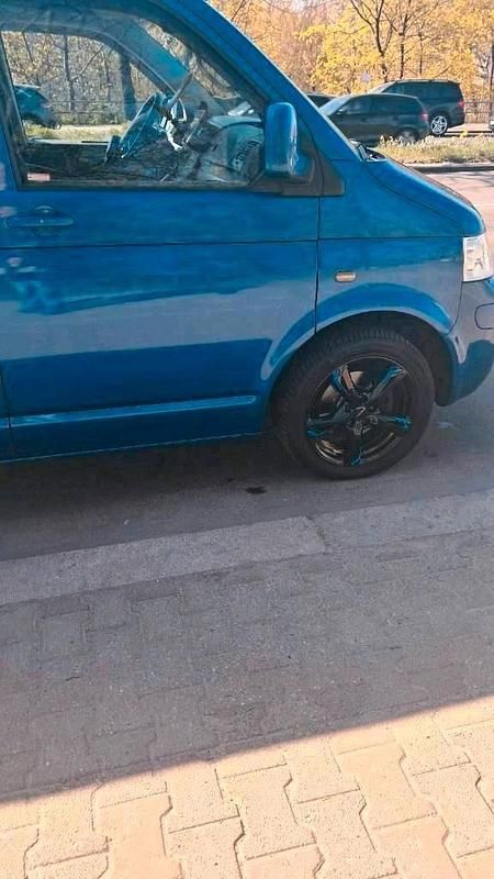 Usata VW T5 131 CV (96 kW) 2004 Blu Furgone