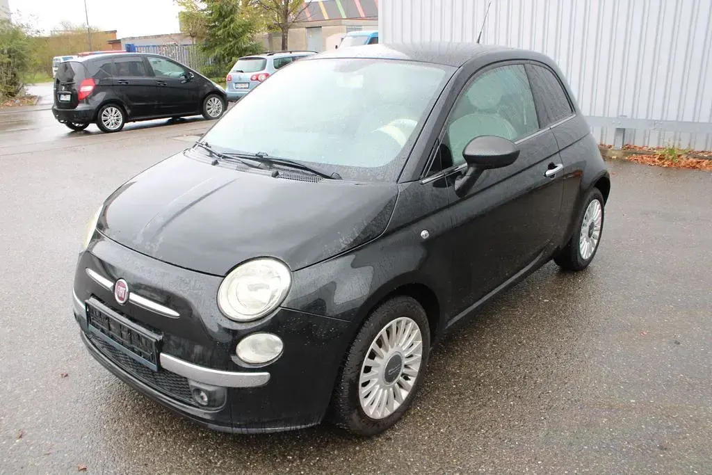 Gebraucht Fiat 500 Lounge 69 PS (50 kW) 2008 Schwarz Kleinwagen