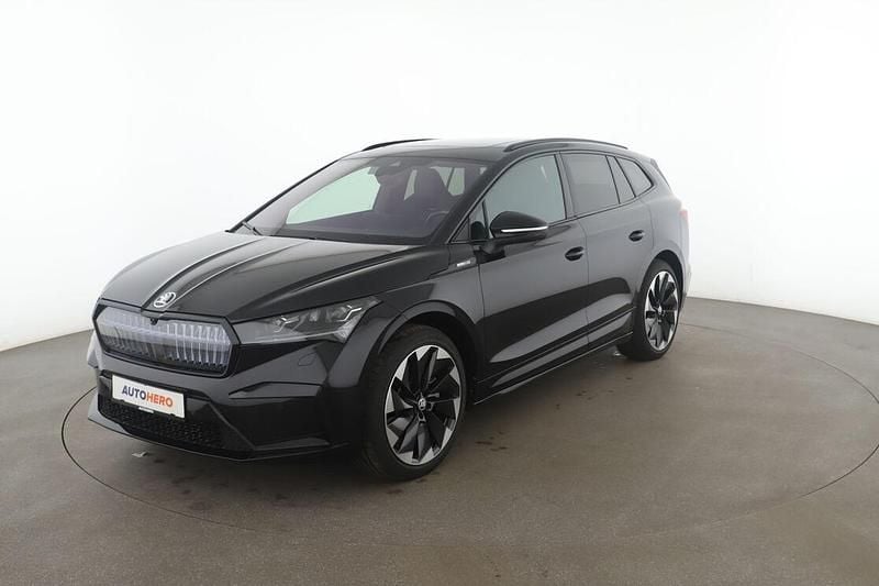 Schwarz Gebraucht 2023 Skoda Enyaq iV SportLine SUV | 39.130 € (Guter Preis) - Bild 1/3