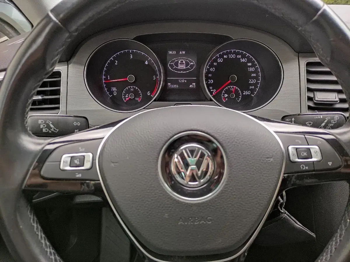 Gebraucht VW Golf Sportsvan 110 PS (80 kW) 2014 Blau Van / Kleinbus