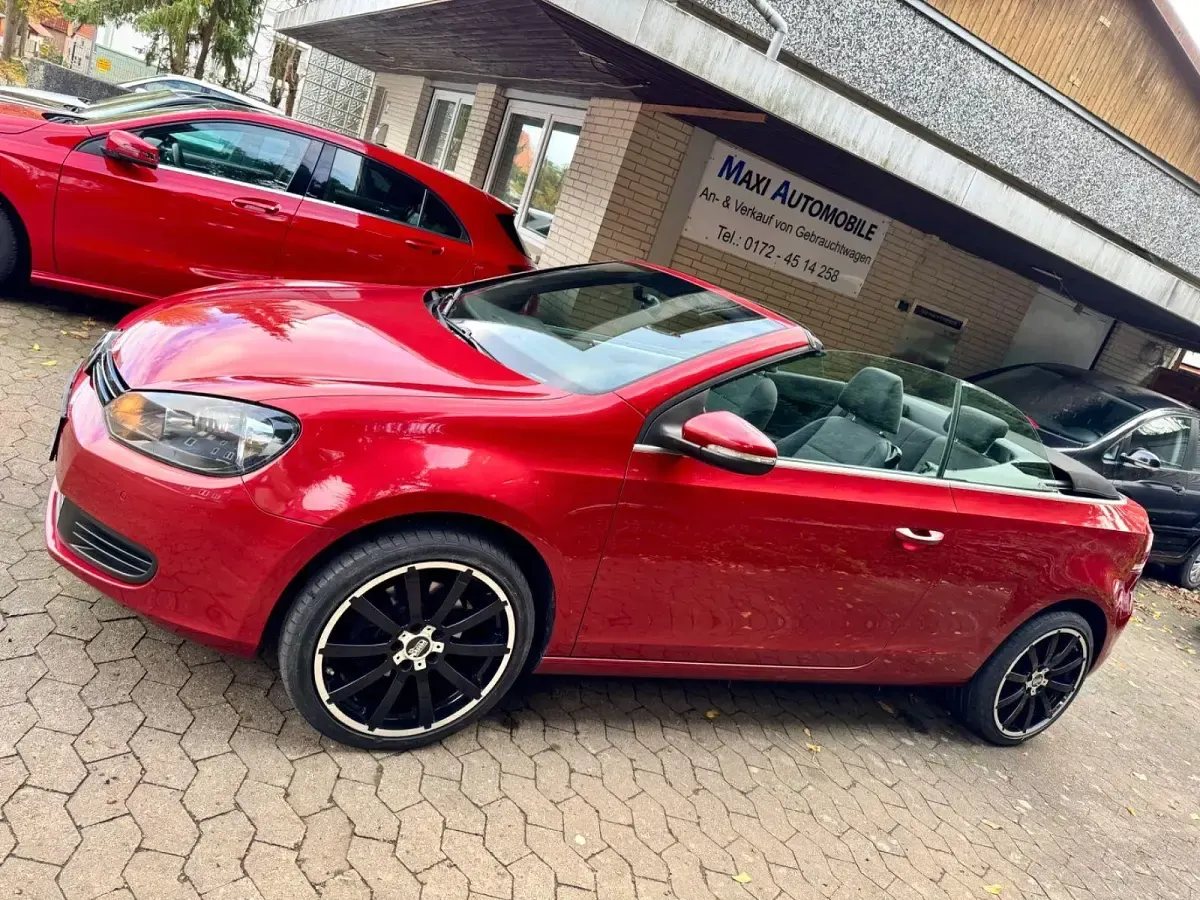 Gebraucht VW Golf Cabriolet 122 PS (89 kW) 2014 Rot Cabrio