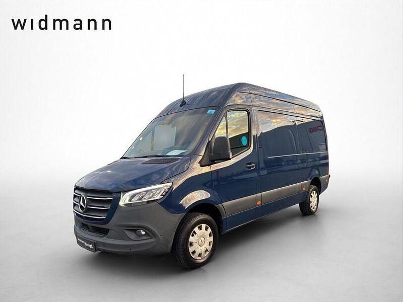 Stahlblau Gebraucht 2021 Mercedes Sprinter Van | 47.422 € (Fairer Preis) - Bild 1/4
