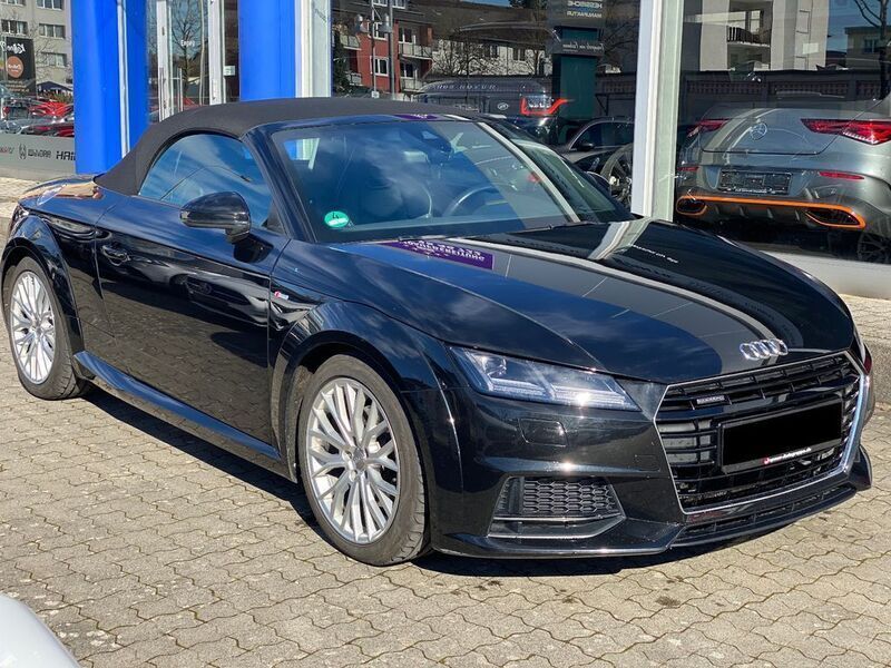 Schwarz Gebraucht 2015 Audi TT Roadster S-Line Cabrio | 23.350 € (Fairer Preis) - Bild 1/4