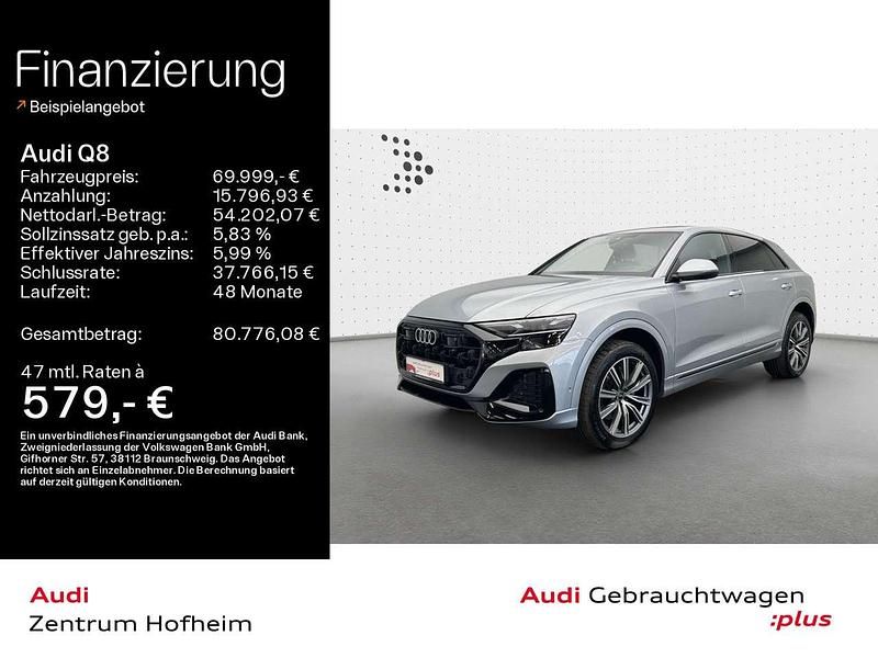 Gebraucht Audi Q8 S-Line 286 PS (210 kW) 2025 Silber SUV
