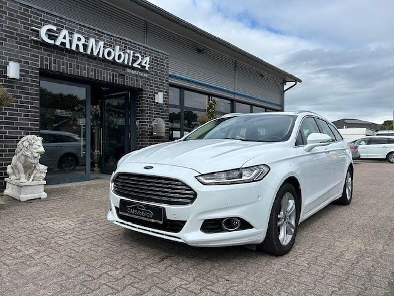 Frostweiss Gebraucht 2018 Ford Mondeo Limousine | 11.699 € (Guter Preis) - Bild 1/4