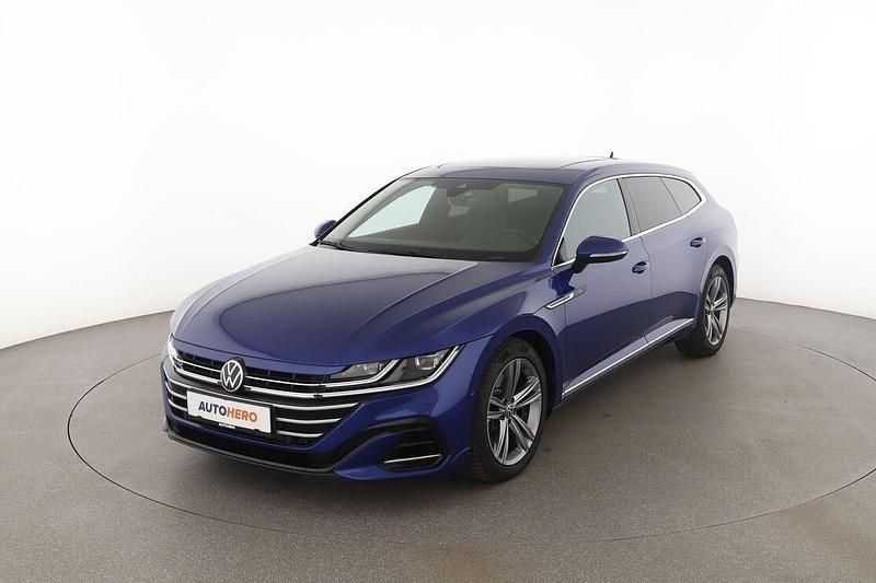 Blau Gebraucht 2021 VW Arteon R-line Kombi | 35.850 € - Bild 1/4