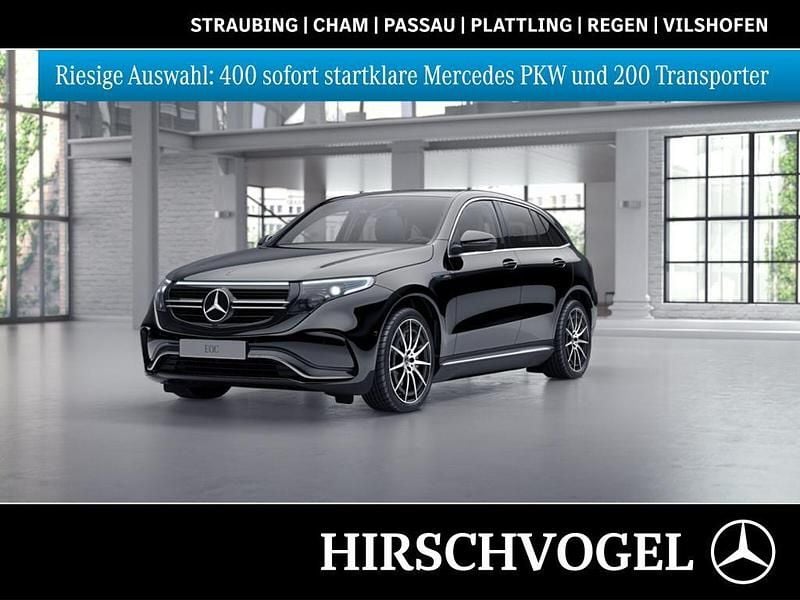 Unilack schwarz uni Gebraucht 2022 Mercedes EQC400 AMG line SUV | 35.650 € (Fairer Preis) - Bild 1/4
