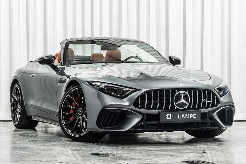 Grau Gebraucht 2023 Mercedes SL55 AMG AMG Cabrio | 122.990 € (Superpreis) - Bild 1/4