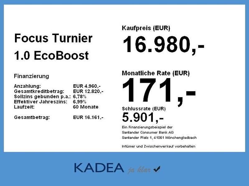 Gebraucht Ford Focus Titanium 125 PS (91 kW) 2023 Polarsilber metallic Kombi