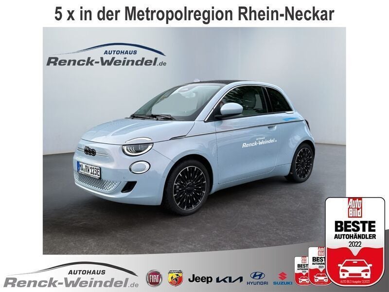Blau Gebraucht 2024 Fiat 500e La Prima Cabrio | 33.489 € - Bild 1/4