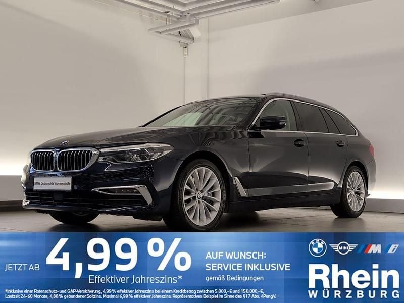 Blau Gebraucht 2020 BMW 540 Luxury Line Kombi | 30.450 € (Guter Preis) - Bild 1/4