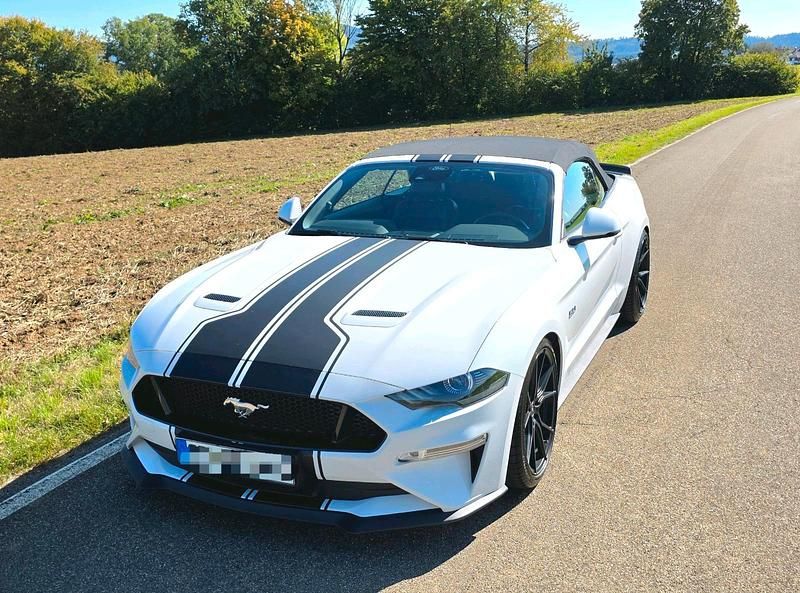 Gebraucht Ford Mustang GT 450 PS (330 kW) 2018 Weiß Cabrio