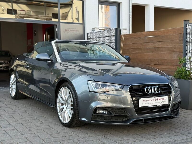 Grau Gebraucht 2016 Audi A5 Cabriolet S-Line Cabrio | 16.880 € (Fairer Preis) - Bild 1/4