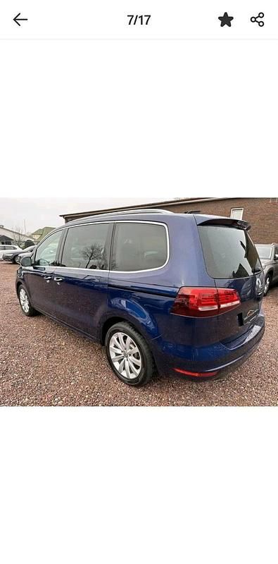 Gebraucht VW Sharan Highline 184 PS (135 kW) 2017 Blau Van / Kleinbus
