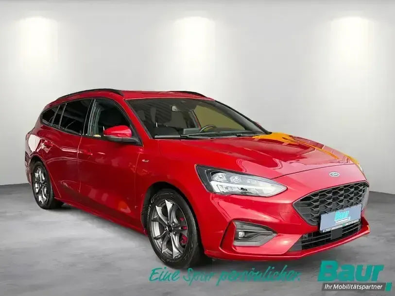 Gebraucht Ford Focus ST-Line X 150 PS (110 kW) 2022 Fantasticrot metallic (metallic) Kombi