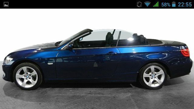 Gebraucht BMW 318 Cabriolet 196 PS (144 kW) 2011 Blau metallic Cabrio