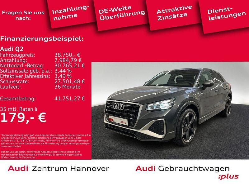 6y daytonagrau perleffekt Gebraucht 2024 Audi Q2 S-Line SUV | 38.750 € (Etwas zu teuer) - Bild 1/4