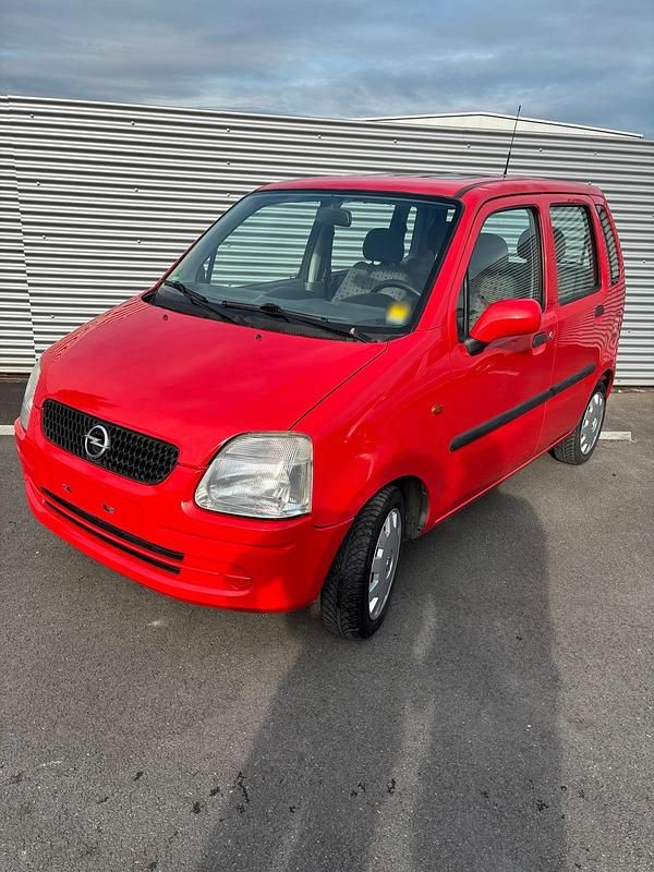 Gebraucht Opel Agila 75 PS (55 kW) 2002 Rot Van / Kleinbus