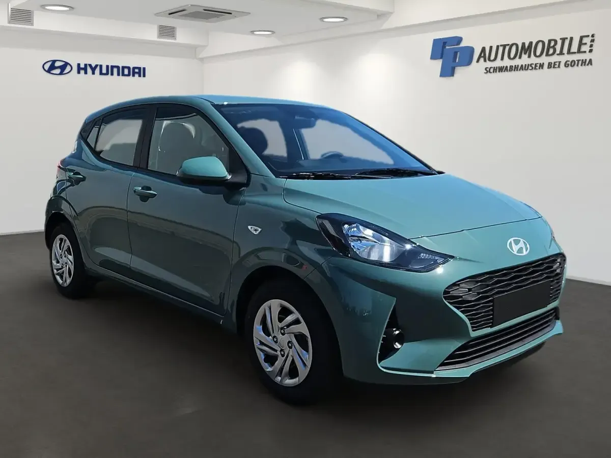 Uusi Hyundai i10 Select 63 HP (46 kW) 2025 Vihreä Viistoperä