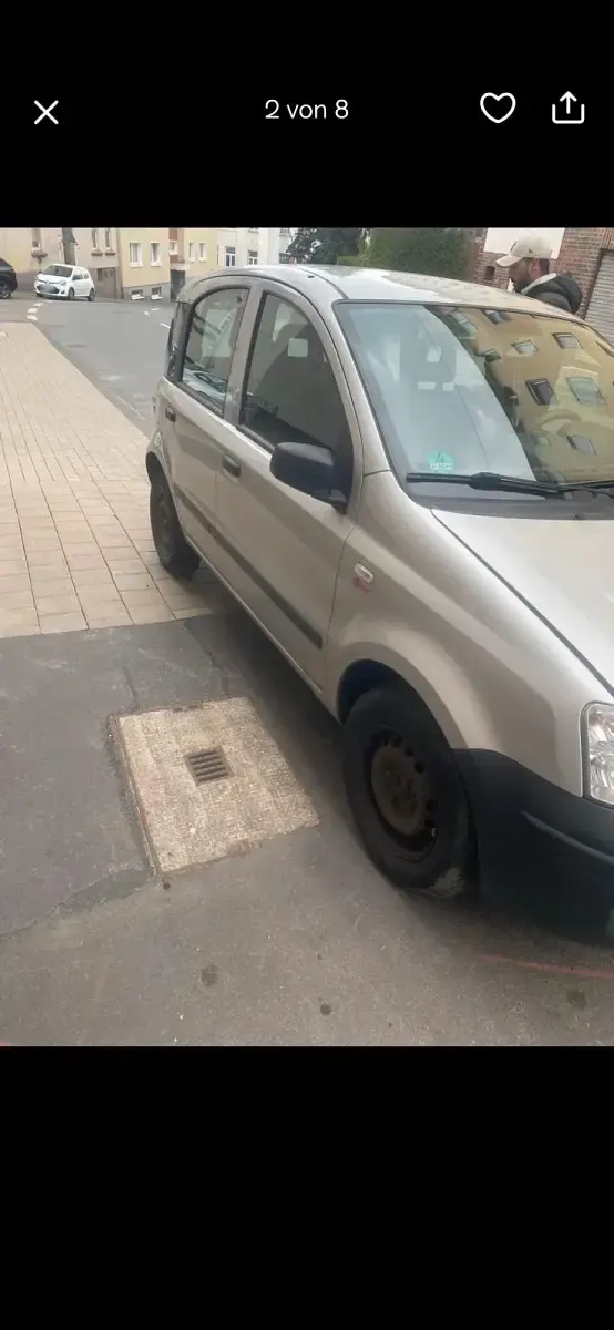 Gebraucht Fiat Panda 50 PS (36 kW) 2007 Silber Kleinwagen