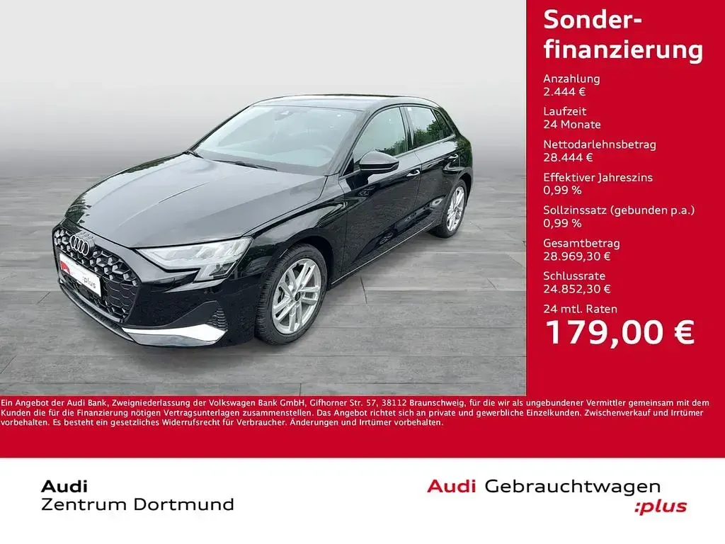 Gebraucht Audi A3 Advanced 150 PS (110 kW) 2025 Mythosschwarz metallic Limousine