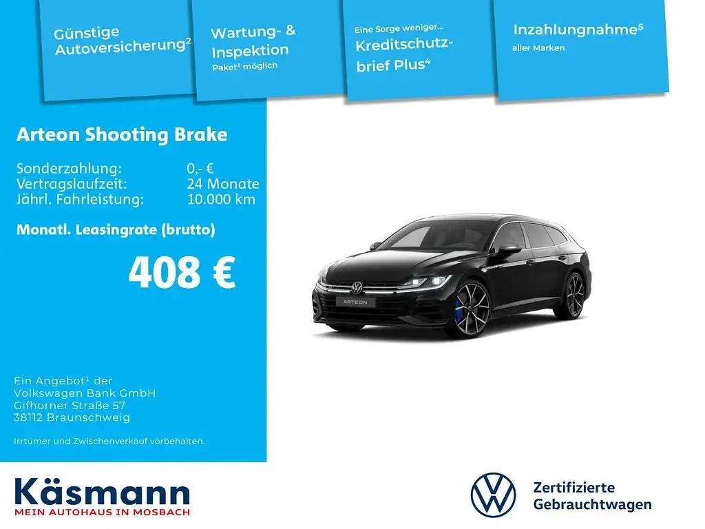 Usata VW Arteon R 320 CV (235 kW) 2024 Nero Station wagon