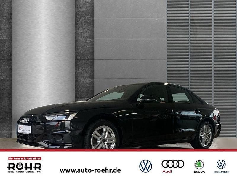 Mythosschwarz metallic Gebraucht 2024 Audi A4 Advanced Plus Limousine | 36.297 € (Fairer Preis) - Bild 1/4