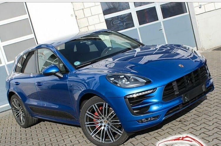 Blau Gebraucht 2017 Porsche Macan Turbo SUV | 55.000 € (Fairer Preis) - Bild 1/4
