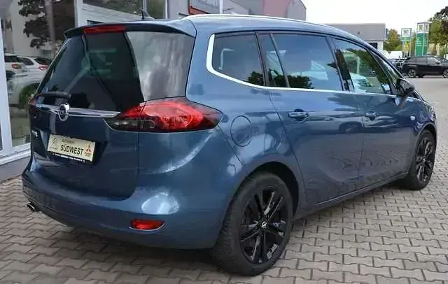 Gebraucht Opel Zafira Tourer Edition 170 PS (125 kW) 2013 Blau metallic Van / Kleinbus