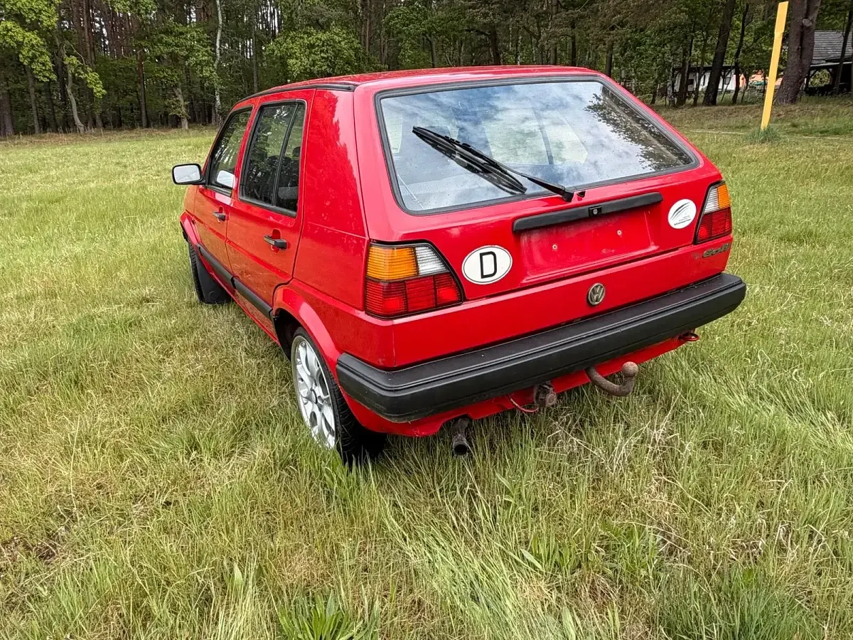 Używany VW Golf II GTD 54 KM (39 kW) 1988 Czerwony Hatchback