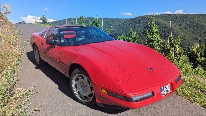 Rot Gebraucht 1993 Corvette C4 Cabrio | 21.990 € - Bild 1/4