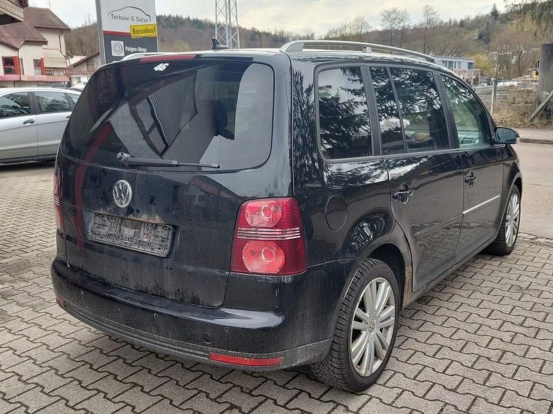 Gebraucht VW Touran 170 PS (125 kW) 2008 Schwarz Van / Kleinbus