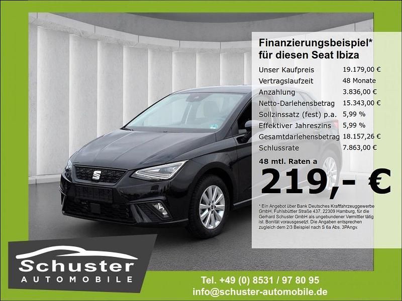 Schwarz Gebraucht 2025 Seat Ibiza Style Kleinwagen | 19.179 € (Fairer Preis) - Bild 1/4