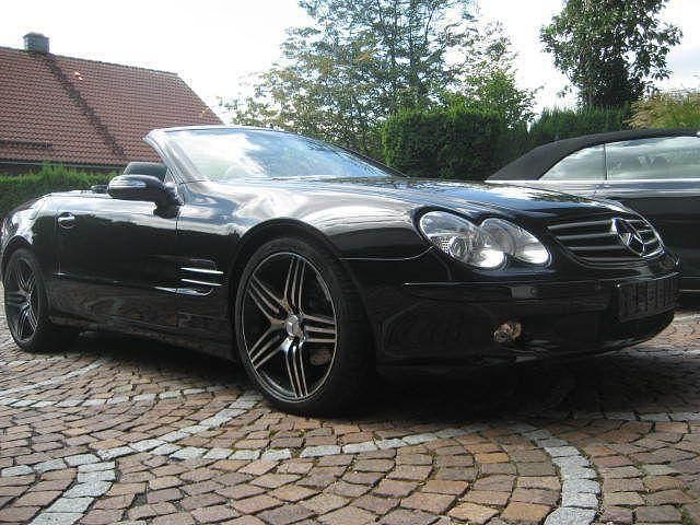 Gebraucht Mercedes SL350 AMG 245 PS (180 kW) 2004 197 obsidianschwarz metallic Cabrio