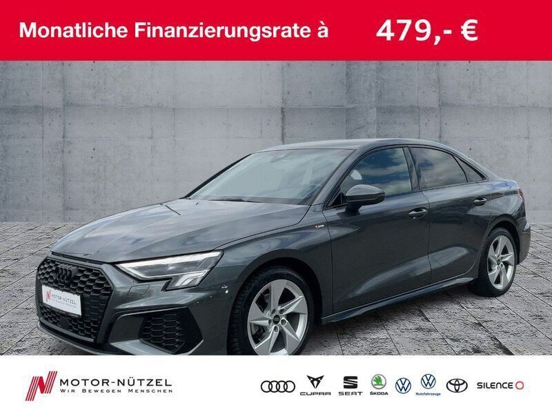 Daytonagrau perleffekt Gebraucht 2023 Audi A3 S-Line Limousine | 36.930 € (Teuer) - Bild 1/4