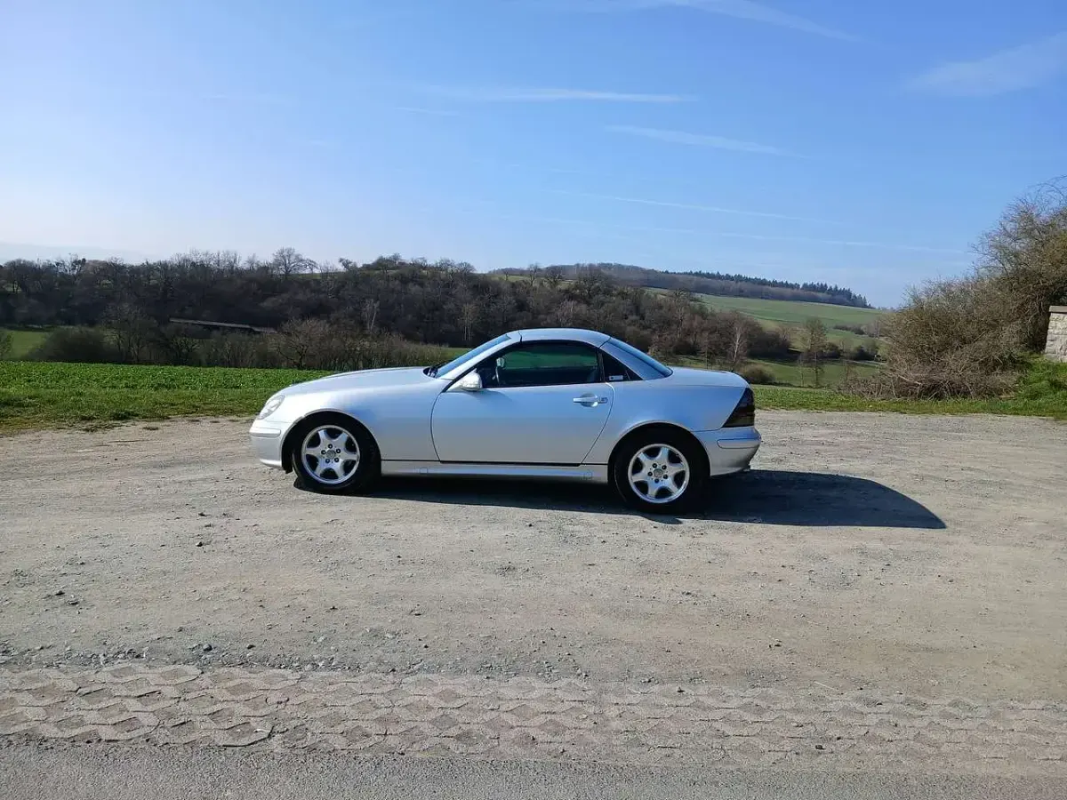 Gebraucht Mercedes SLK200 Edition 163 PS (119 kW) 2003 Silber Cabrio