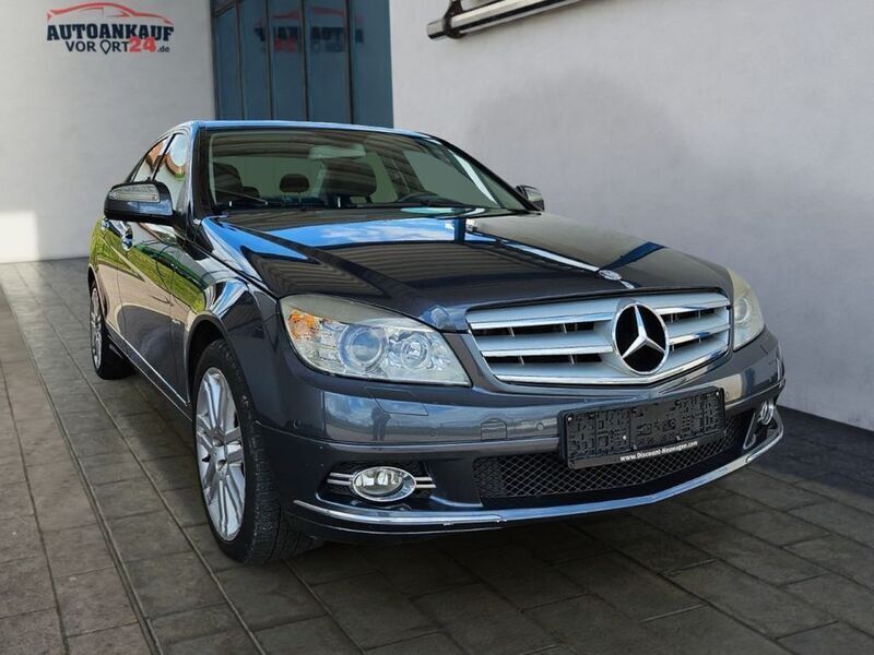 Grau Gebraucht 2008 Mercedes C280 Limousine | 7.880 € (Guter Preis) - Bild 1/4