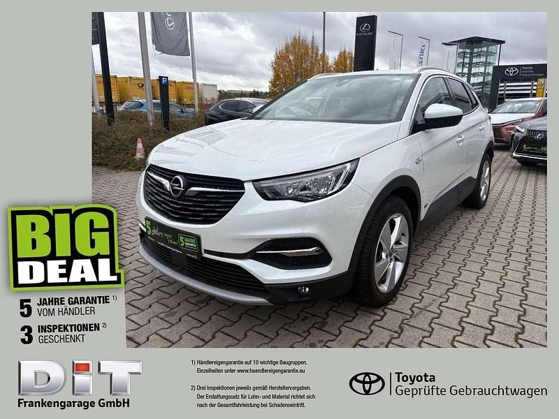 Perlmutt weiss Gebraucht 2021 Opel Grandland X Elegance SUV | 17.789 € (Guter Preis) - Bild 1/4