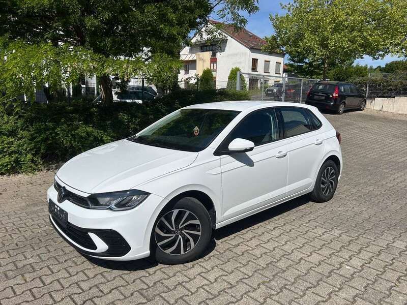 Pure white Gebraucht 2021 VW Polo Kleinwagen | 14.480 € (Guter Preis) - Bild 1/4