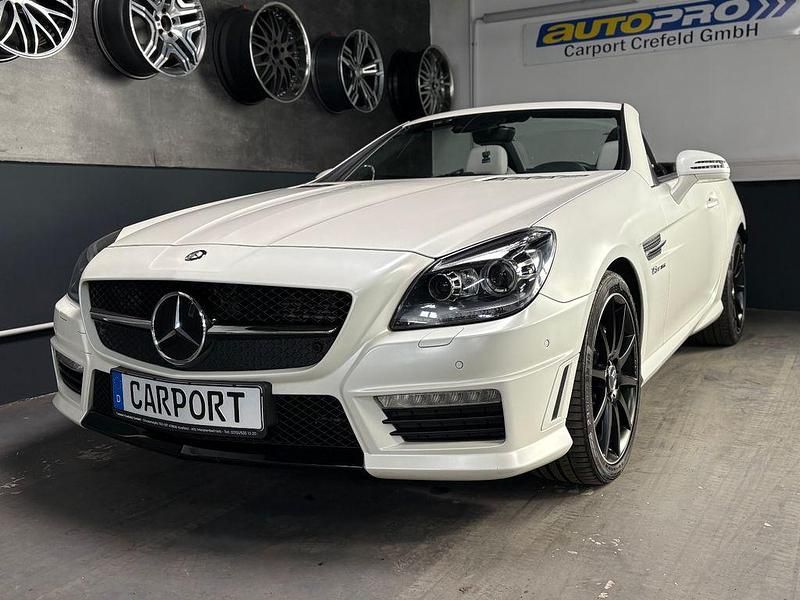 Weiß Gebraucht 2012 Mercedes SLK55 AMG AMG Cabrio | 39.900 € (Fairer Preis) - Bild 1/4