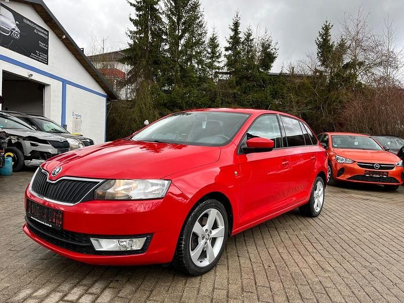 Gebraucht Skoda Rapid Elegance 122 PS (89 kW) 2014 Rot Kleinwagen