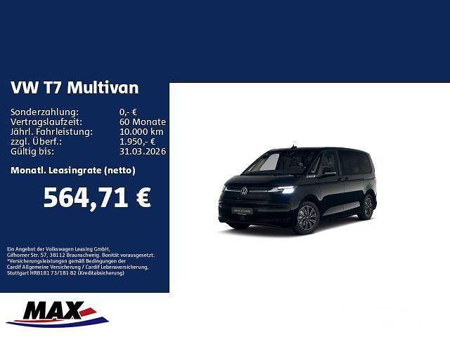 Neu VW Multivan Life 150 PS (110 kW) 2026 Schwarz Van