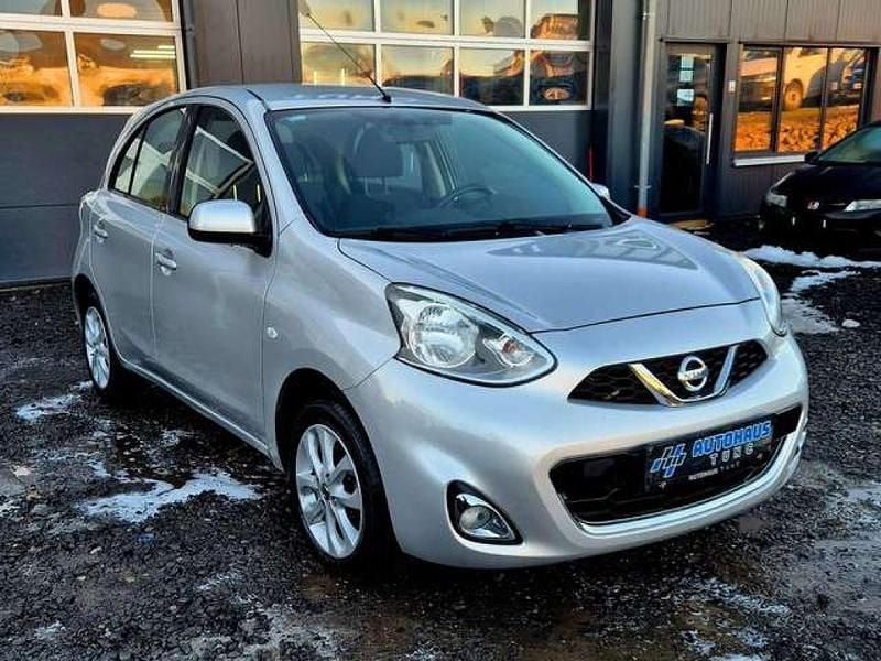 Gebraucht Nissan Micra Acenta 80 PS (58 kW) 2017 New silver (m) (metallic) Kleinwagen