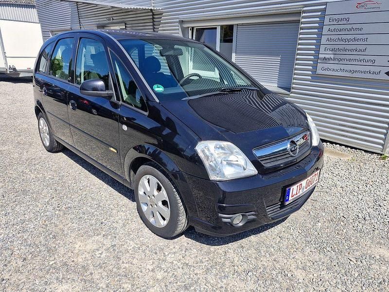 Schwarz Gebraucht 2006 Opel Meriva Edition Van / Kleinbus | 2.499 € (Etwas zu teuer) - Bild 1/4