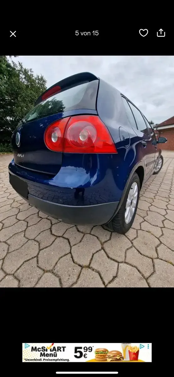 Gebraucht VW Golf V 75 PS (55 kW) 2005 Kleinwagen