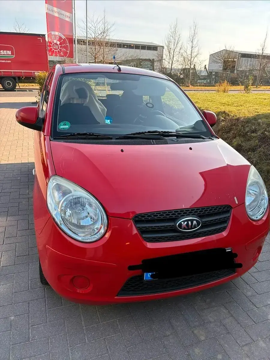 Gebraucht Kia Picanto Start 65 PS (47 kW) 2009 Rot Kleinwagen